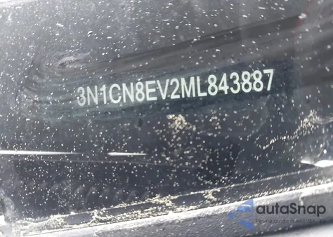 2021 Nissan Versa Sv Xtronic Cvt from USA, damaged, VIN 3N1CN8EV2ML843887